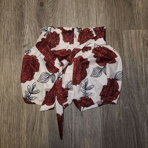 Red Rose Baby Bloomers | 0-3M